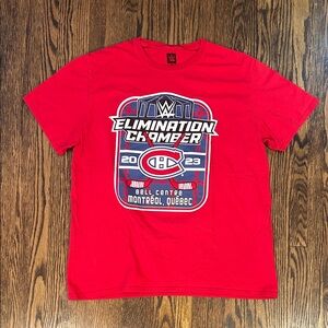 2023 WWE Elimination Chamber Montreal Canadians T-Shirt
